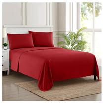 Lençóis Queen Sweet Home Collection Supreme - Vermelho