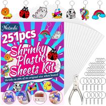 Lençóis retráteis Natonhi 251 unidades com kit de chaveiro para crianças