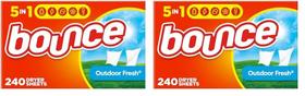 Lençóis secadores Bounce Outdoor Fresh 480 unidades (2x240)
