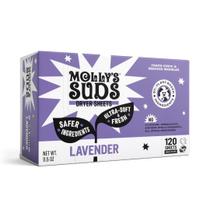 Lençóis Secantes e Amaciantes Molly's Suds Lavanda - 120 Folhas Lençóis Secantes e Amaciantes Molly's Suds Lavanda - 120 Folhas