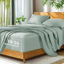 Lençóis SONORO KATE Queen Viscose de Bambu com Elástico Profundo 45-60 cm