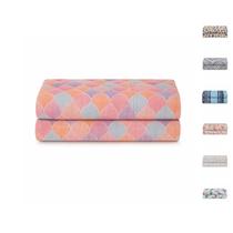 Lençol 100% Algodão S/ Elástico Avulso Estampado com Viés Malha Penteada Fio 30/1