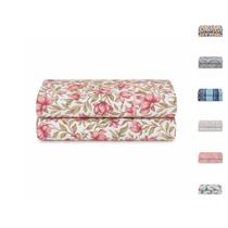 Lençol 100% Algodão S/ Elástico Avulso Estampado com Viés Malha Penteada Fio 30/1