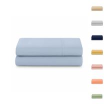 Lençol 100% Algodão S/ Elástico Avulso Liso com Viés Malha Penteada Fio 30/1