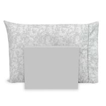 Lençol 2 pçs Viúvo Estampado Percal Flex 400 Fios Toque Acetinado Lençol 2 pçs Viúvo Estampado Percal Flex 400 Fios Toque Acetinado