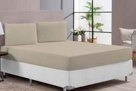 Lençol 400 Fios Casal Queen Com Elástico Ponto Palito 2 Peças Lençol 400 Fios Casal Queen Com Elástico Ponto Palito 2 Peças