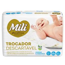 Lencol Absorvente Trocador Descartavel Mili Love & Care Para Trocas Fraldas Em Passeios / Protetor do Berço ou Carrinho Lencol Absorvente Trocador Descartavel Mili Love & Care Para Trocas Fraldas Em Passeios / Protetor do Berço ou Carrinho