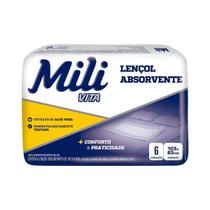 Lençol Absorvente Vita 6 Unidades - Mili