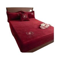 Lençol Ajustável De Flanela Macia Com Faixa Elástica Protetor De Colchão Cobertura De Veludo