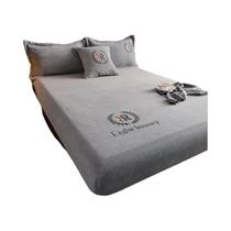 Lençol Ajustável De Flanela Macia Com Faixa Elástica Protetor De Colchão Cobertura De Veludo