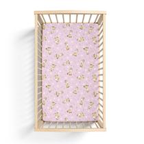 Lencol americano com elástico bercinho estampado 70cmx1,30mx15cm com 01 unidade