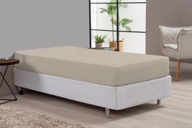 Lençol Avulso 80% Algodão Cáqui Cama Solteiro 180 Fios Lençol Avulso 80% Algodão Cáqui Cama Solteiro 180 Fios