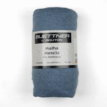 Lençol Avulso Buettner Queen Rolinho Linha Mescla Azul