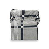 Lençol Avulso Cama Super King Com Elástico 40cm de Altura Percal 180 Fios Varias Estampas