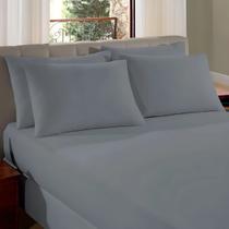 Lençol Avulso - Casal - 100% Algodão - Comfort - Cinza - Sul Brasil Lençol Avulso - Casal - 100% Algodão - Comfort - Cinza - Sul Brasil