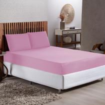 Lençol Avulso Casal Padrão 1 Peça Rosa/101RO