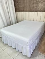 Lençol Avulso CASAL Padrão com Elástico em Percal Liso 100% Algodão Cores Lisas - Avulso