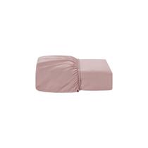 Lençol Avulso Casal Percal 200 Fios De Poliéster Sleep 100% Poliéster - Rosê