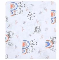 Lençol Avulso Com Elástico Berço Bebê Americano 100% Algodão Estampado Papi Baby