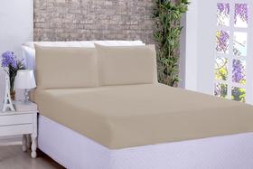 Lençol Avulso com Elástico Casal Padrão Microfibra Liso