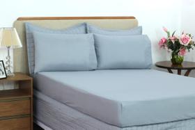 Lençol Avulso com Elástico Casal Queen Microfibra Liso