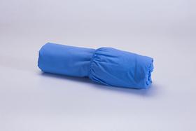 Lençol Avulso Com Elástico Queen Size 100% Algodão Percal 200 Fios Colchão Até 50cm De Altura Azul