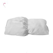 Lençol Avulso Com Elástico Solteiro Cetim Seda - Branco Lençol Avulso Com Elástico Solteiro Cetim Seda - Branco