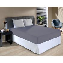 Lençol avulso em malha 100% Algodão Cinza Lençol avulso em malha 100% Algodão Cinza