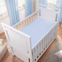 Lençol Avulso Infantil Bambi c/ Elástico 70cm x 1,30m x 15cm Azul