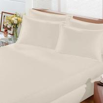 Lencol Avulso King Com Elastico Malha Image Creme Bouton