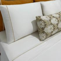 Lençol avulso king size com elástico em malha penteada 100% algodão