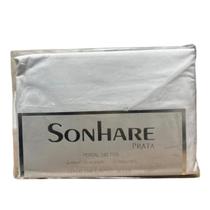 Lençol Avulso Queen C/ Elástico Sonhare Prata 180 Fios Sultan Branco Lençol Avulso Queen C/ Elástico Sonhare Prata 180 Fios Sultan Branco