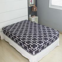 Lençol Avulso Queen Estampado COZZILAR - Malha 100% Algodão com Elástico, Conforto e Ajuste Perfeito