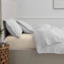 Lençol Avulso Solteiro Elástico 100% Algodão - Premium Kaki