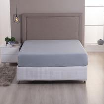 Lençol Avulso Solteiro Malha 100% Algodão Cinza Lençol Avulso Solteiro Malha 100% Algodão Cinza