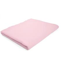 Lençol avulso teciclean liso rosa e azul tamanho americano 100% algodão com elástico