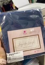 Lençol Bella Malha Arthur c/ azul casal 3pç Lençol Bella Malha Arthur c/ azul casal 3pç