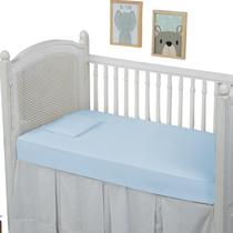 Lençol Berço 200 Fios 100% Algodão 2 Peças Toque Macio Liso