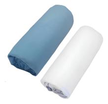 Lençol Berço Americano Com Elastico Bebe Kit 2 100% Algodão