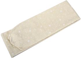 Lençol Berço Americano Com Elástico Estrela Neutro Algodão