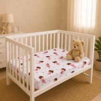 Lençol Berço Americano Mini Cama Bebe Elástico Avulso 100 algodão Lençol Berço Americano Mini Cama Bebe Elástico Avulso 100 algodão