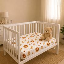 Lençol Berço Americano Mini Cama Bebe Elástico Avulso 100 algodão Lençol Berço Americano Mini Cama Bebe Elástico Avulso 100 algodão