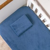 Lençol Berço Americano Plush Soft C/ Elástico E Fronha Macio Lençol Berço Americano Plush Soft C/ Elástico E Fronha Macio