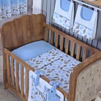 Lençol Berço Sem Elástico Percal Algodão Liso Bebe Menino Lençol Berço Sem Elástico Percal Algodão Liso Bebe Menino