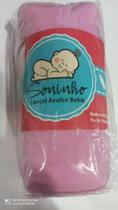 Lençol berço Soninho Clamatex rosa -100% algodão