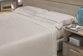 Lençol Bordado Queen Fio Egipcio 300 Fios 100% Algodão Elements Camesa Lençol Bordado Queen Fio Egipcio 300 Fios 100% Algodão Elements Camesa