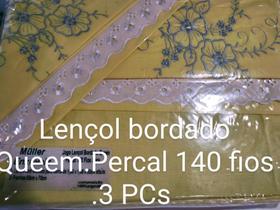 Lençol bordado Quemm 3 PCs Lençol bordado Quemm 3 PCs