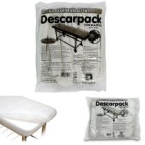 Lençol Branco com Elástico Descartável Descarpack - 10 Unidades Lençol Branco com Elástico Descartável Descarpack - 10 Unidades