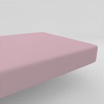 Lençol Bublim Malha Americano Rosa para Berço