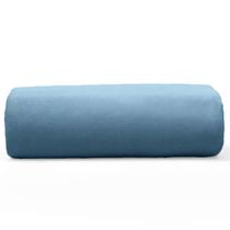 Lençol Buettner Casal Malha 100% Algodão Basic Liso com Elástico Jeans